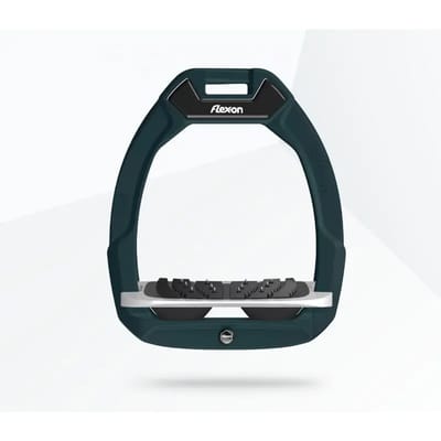 Veiligheidsstijlen voor paardrijden Inclinatie Ultra Grip Groen/Grijs/Zwart Flex-On Safe-On
