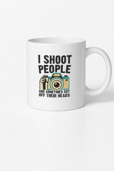 I Shoot People Fotografie Mok - Grappig Cadeau voor Fotografen