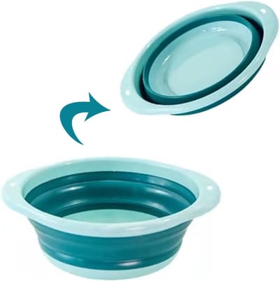 Opklapbare ronde wastafel - multifunctioneel - 1 stuk - 36 cm