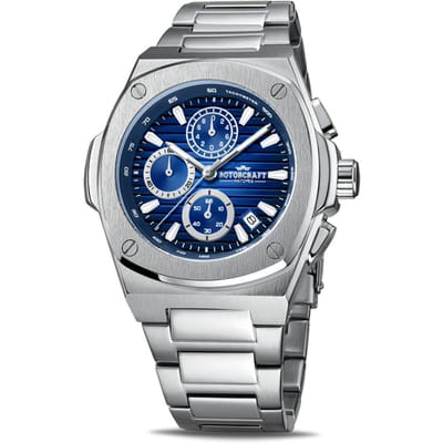 Rotorcraft Watches - Arcane - RC5001 - herenhorloge - zilver - 46 mm