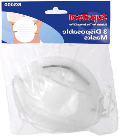 Stofmasker Wegwerp - Ademend Masker - Bescherming Tegen Stof - Klassieke Stijl - 3 Stuks - Wit