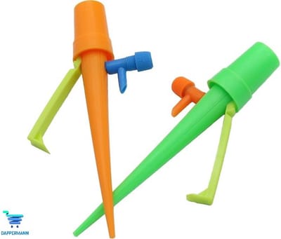 Plant bewateringssysteem 6 stuks Dappermann |Flessen druppelaar | Automatisch druppel systeem| Water druppelaar | Huis en tuin planten | Nieuw model | Plant water geven