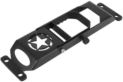 Dailygoods- Dakladder Universele Auto - Robuust Metaal - Compact 14x37x6 cm - Stevige Grip - Modern Zwart Uiterlijk - Eenvoudige Installatie - Dakkofferladder