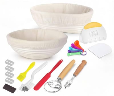 KAD® Zuurdesem Starter Set - 15 Stuks - Zuurdesem - Zuurdesem Starterset - Naturaal - 20cm x 23cm x 17cm