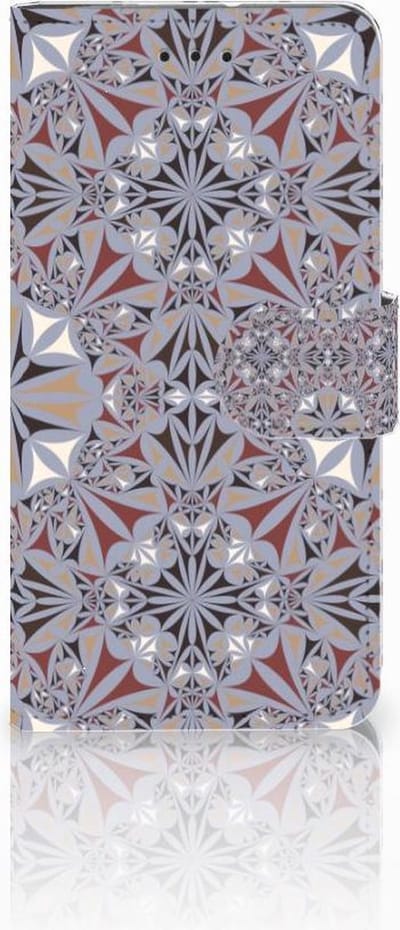 Motorola Moto G7 Play Bookcase Flower Tiles