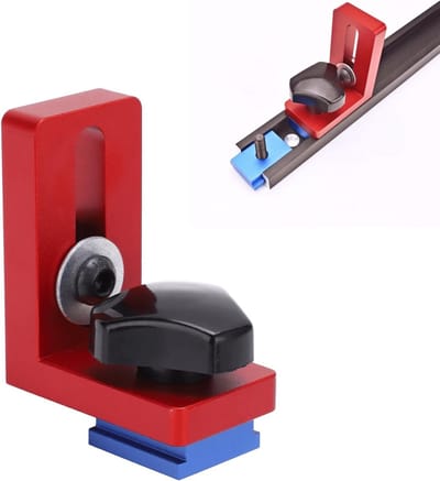30 Type T-Track Mitre Track Stops voor Houtbewerking - Aluminium T-Slot Stop Chute Locator en DIY Tool