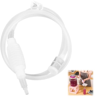 Sifonbuis - wijnextractor - aquariumwaterververser - silicagel - geschikt voor wijn, bier en aquariumwaterverversing - filtratie - transparant - 1,1*200cm