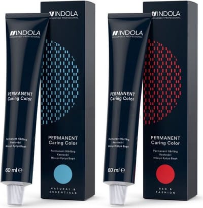Indola Profession Permanent Caring Color - Red & Fashion 6.40 Dunkelblond Kupfer Natur, Tube 60 ml