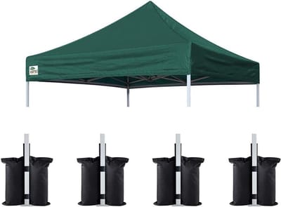 Luifel Vervanging Top Cover - Tent Top Cover - Terras Beschermen - 500D Polyester Stof - 8x8 voet - Bosgroen