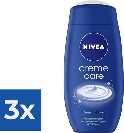 NIVEA Douche Creme - 250ML - Voordeelverpakking 3 stuks