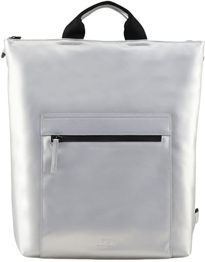 JOST vrije tijd rugzak rugzak met laptopvak Halmstad X-Change Bag Silver zilverkleurig