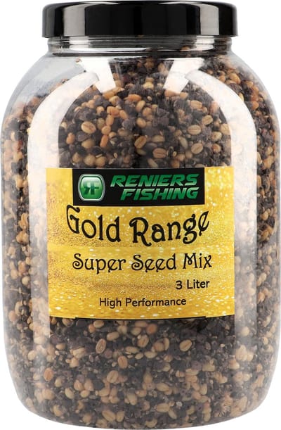 Reniers Fishing Ready To Fish Super Seed Mix 3 Liter – PVA-Vriendelijke Hennep en Tarwe Mix