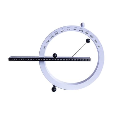 Dailygoods - Magische Bureaukalender - Interieur Decoratie - Elegant Tafel Ornament - Magnetische Kalender - Praktisch en Uniek - Geschikt voor Thuis...
