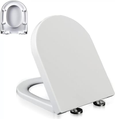 Toiletbril - Zitting - Badkamer Upgrade - Softclose & Quick Release - 36 x 45 cm - Wit