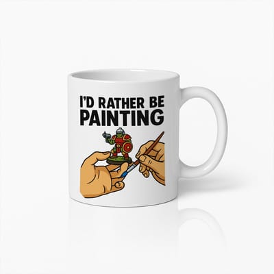 Ik Schilder Liever Miniaturen Mok 330 ml – Hobbyist Keramische Koffiebeker – Leuk Cadeau Voor Kunstenaars – Duurzaam en Stijlvol