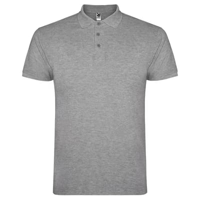Roly Heren Star Heather Poloshirt (Heide Grijs)