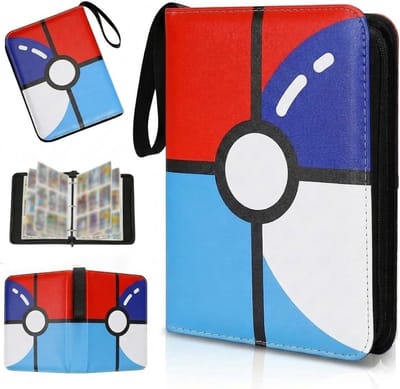 SnelShoppen - Verzamelkaartenalbum - Kaartenmap voor 900 kaarten - PU-leer - 50 pagina's - Perfect voor verzamelingen, hobby's, en cadeau