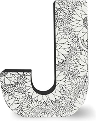 dci Color Joy Art - Large Block Letter “J “ Wall Hanging - Letter to Color “J”
