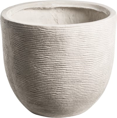 LIXOURI - Bloempot - Lichtgrijs - 47 x 47 x 40 cm - Klei-vezelmengsel