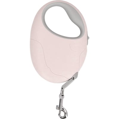 Laisse rétractable pour chien Corde de traction automatique Télescopique Tracteur Chien Ruban Poignée antidérapante pour rose