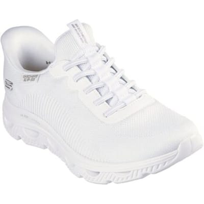 Skechers Dames Slip-ins BOBS Sport Arc Waves Sneakers 117629 W Wit