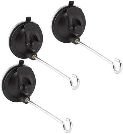 Dailygoods- Vogelvoersmuurhaak - Wandhouder voor Vogelvoeders - Zuignap - Raamdecoratie - Hanger Haak - Ideaal voor Planten - Materiaal ABS