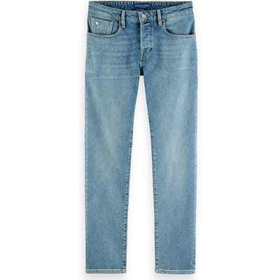Scotch & Soda Essentials Ralston In Organic Cotton – Aqua Blue Taglia: W28L32 | Jeans Slim Fit Outlet | Uomo | Blu