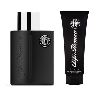 Alfa Romeo Black Cadeauset met 125ml EDT en 90ML douchegel