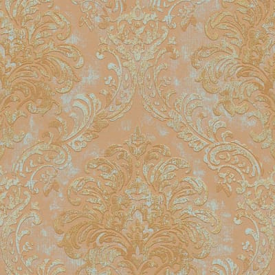 BAROK ORNAMENTEN BEHANG | Klassiek - goud oranje - A.S. Création Metropolitan Stories 3