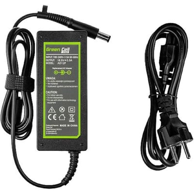 GREEN CELL AC adapter PRO 18.5V 3.5A 65W voor HP 250 G1, 255 G1, ProBook 450 G2, 455 G2, Compaq Presario CQ56, CQ57, CQ58, CQ60