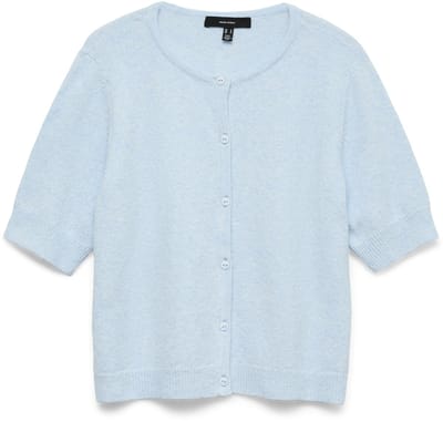 VERO MODA - VMDOFFY 2/4 O-NECK BUTTON CARDIGAN Dames Trui