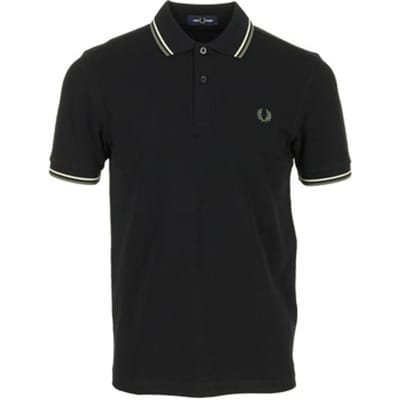 Polo Shirt Korte Mouw Fred Perry Twin Tipped Shirt