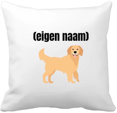 Akyol - hond met eigen naam Kussen hoes - Honden - honden liefhebbers - iemand die houdt van honden - verjaardag - cadeau - kado - 40 bij 40 cm