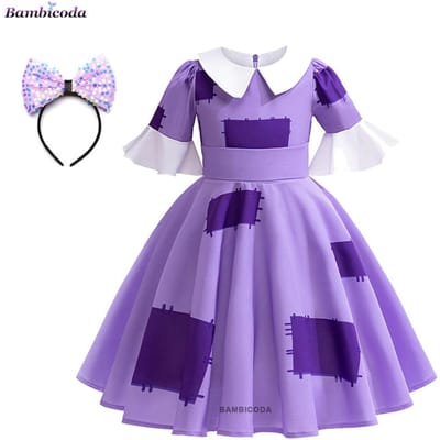Anime Pomni The Amazing Digital Circus Cosplay Kostuum Jumpsuit Halloween Pak Purim Kostuum Cartoon Cosplay 4T(110)