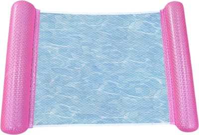 Bovista Luxe Waterhangmat - Luchtbed Zwembad - Luchtmatras Opblaasbaar - Water Hangmat - Aqua Lounge - Roze