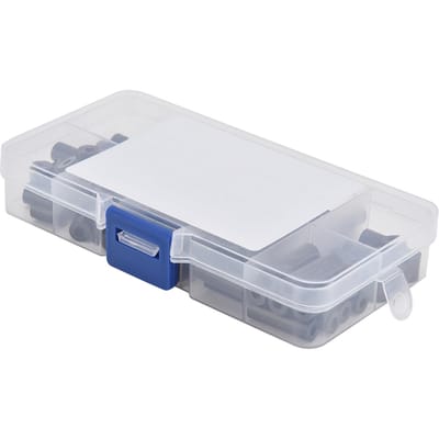 100 Stuks Isolatie Spacers Cilindrisch ABS Kunststof Standoffs Niet-Schroefdraad Assortiment Kit SetZwart