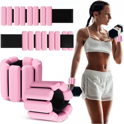 Verstelbare Polsgewichten Set - Silicone Enkelgewichten voor Fitness, Yoga & Pilates
