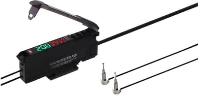 Lichtgeleider Sensor Hoekstuk - Reflectieversterker Monitor - Industriële Automatisering - Rechthoekige Anti-Reflectie - M3 M4 M6 - Zwart