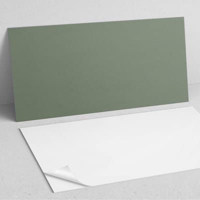 Coloray Wandpanelen Zelfklevend - Olijfkleur PVC Wandpaneel - 100 cm x 50 cm - Groente Wandbekleding Zelfklevend - 1 stuk - Eénkleurige Wandpanelen Zelfklevend - Wandpanelen Keuken - Wandpaneel Badkamer
