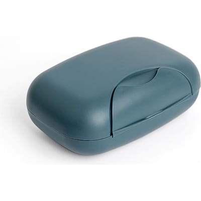 Draagbare reiszeepkist Vier kleuren Waterdicht Lekvrij Stijlvol Compact Gemakkelijk mee te nemen Badkameropslag Verzegelde doos blauw