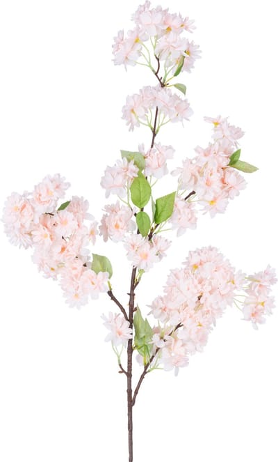 Easyplants | Kunst Kersenbloesem 100 cm licht roze | Zijde | Nepbloemen | roze | Onderhoudsvrij | Kant-en-klaar