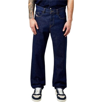Diesel Heren Viker Rechte Jeans (Blauw)