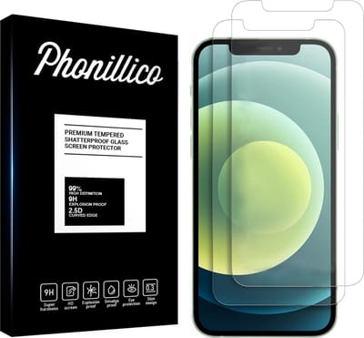 Screenprotector voor iPhone 12 - 2 stuks Beschermglas van glas Transparante glazen schermbeschermfolie
