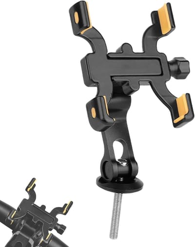 VHV - Telefoonhouder Motor - 360 Graden Draaibare Smartphonehouder - Voor 6-9,5 cm Telefoons - Stuurhouder Voor Motor En Fiets