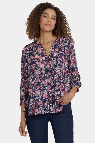 Pintuck Blouse | Rosetta Blooms