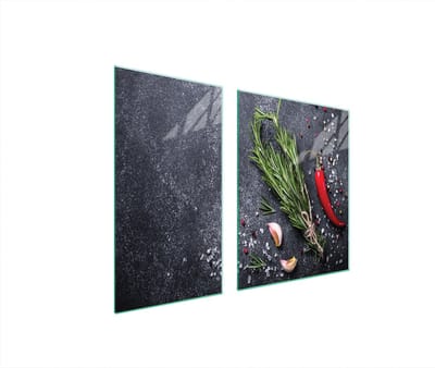TMK ArtDeko - Glasplaat Bescherming - 90x52 cm - Schist
