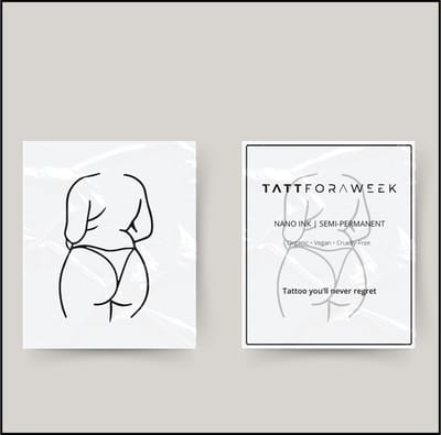 Tijdelijke tattoo body positivity | Neptattoo volwassenen | Tijdelijke tattoo voor volwassenen | Temporary tattoo | Plaktattoos voor volwassenen | Neptattoos | Probeer zorgeloos een tattoo | tattforaweek