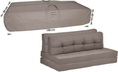 Raffles Covers Tuinkussenhoes / Kussentas - 190 x 80 H: 40 cm - RSB1908040 - Waterafstotend - Ademend - UV-bestendig - Opberghoes tuinkussens