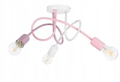 PASTI MULTI Kinder Hanglamp - 3xE27 - Pastelkleuren