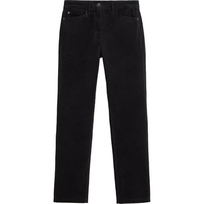 White Stuff Brooke Cord Trouser Charcoal Grey Größe: 10 | Stoffhosen Outlet | Damen | Schwarz